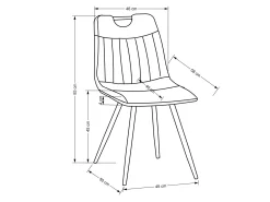 Stol Houston 1644 (Gul)