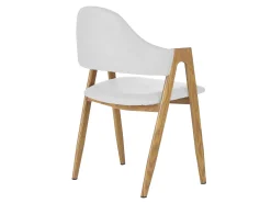 Stol Houston 561 (Hvid + egetræ)