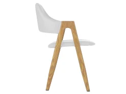 Stol Houston 561 (Hvid + egetræ)