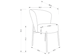 Stol Houston 2034 (Lys oliventræ)