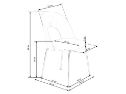 Stol Houston 640 (Lyserød)