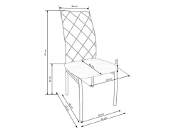 Stol Houston 525 (Mørkegrå)