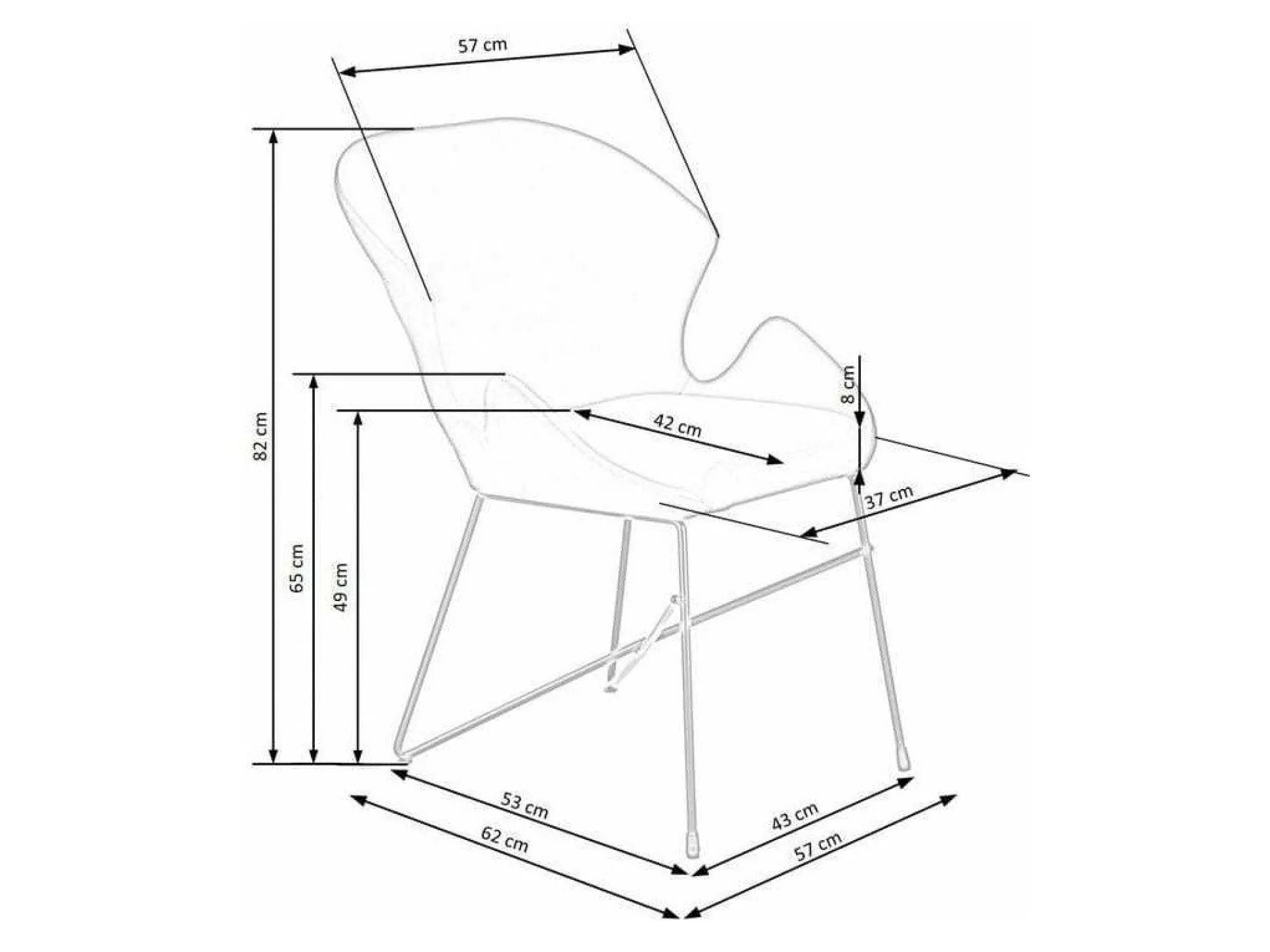 Stol Houston 941 (Mørkegrøn)