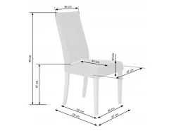 Stol Houston 1216 (Mørkegrøn + Lyst træ)