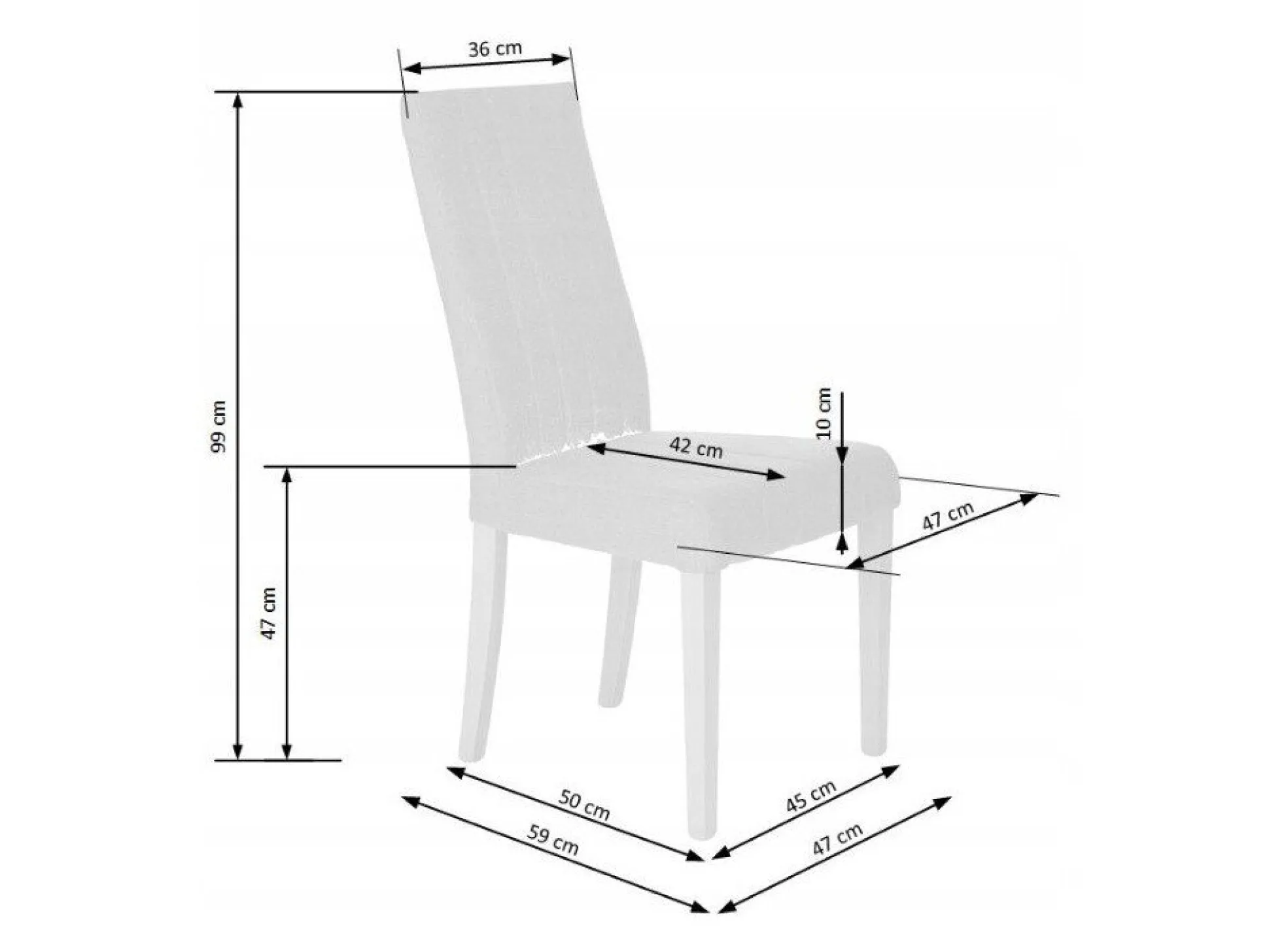 Stol Houston 1216 (Mørkegrøn + Lyst træ)