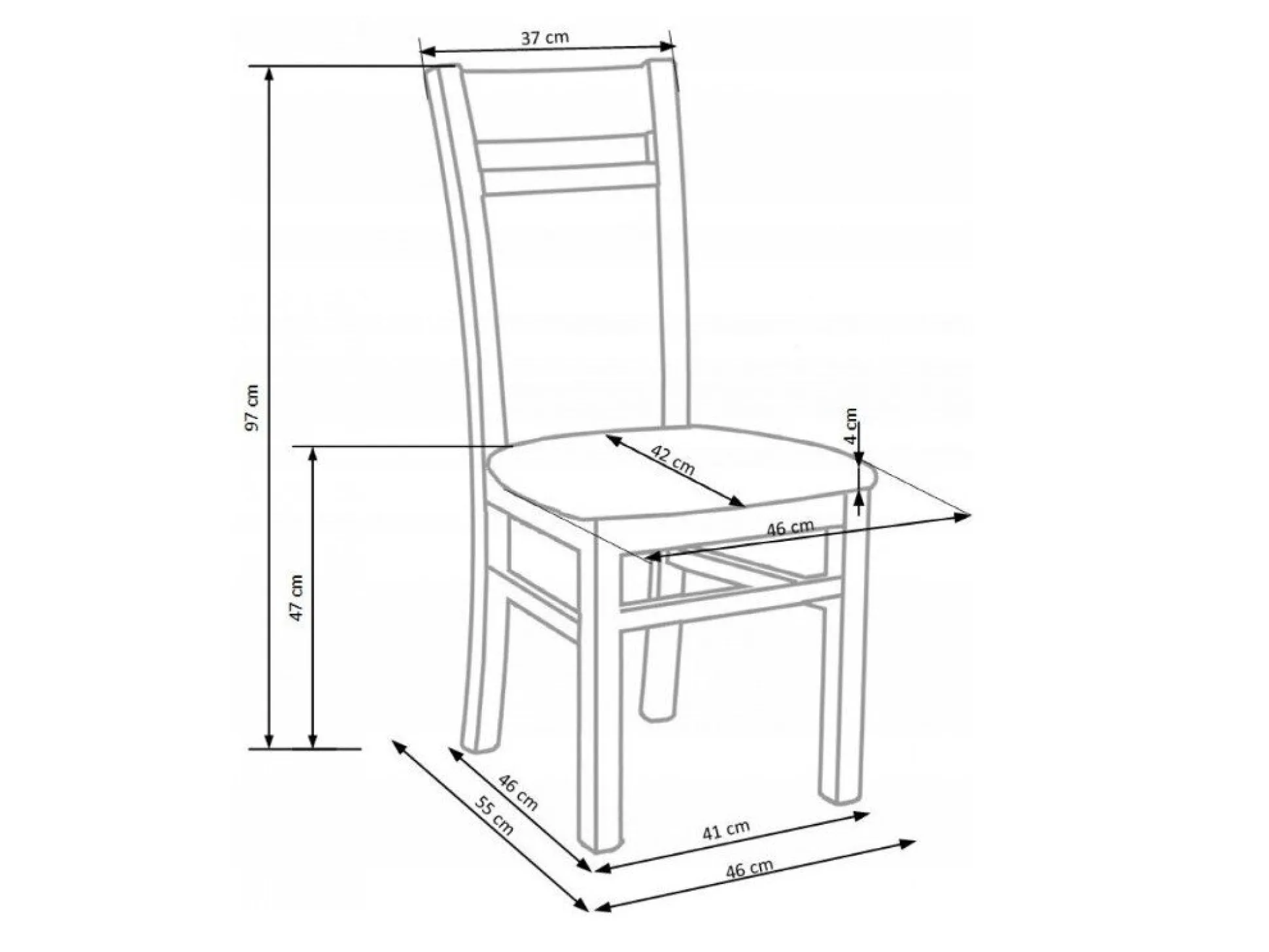 Stol Houston 260 (Nød + Fløde)