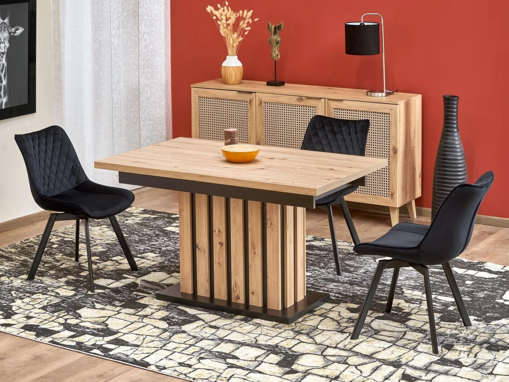 Stol Houston 1442 (Sort)