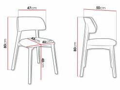 Stol Jackson 112 (Lyst træ)