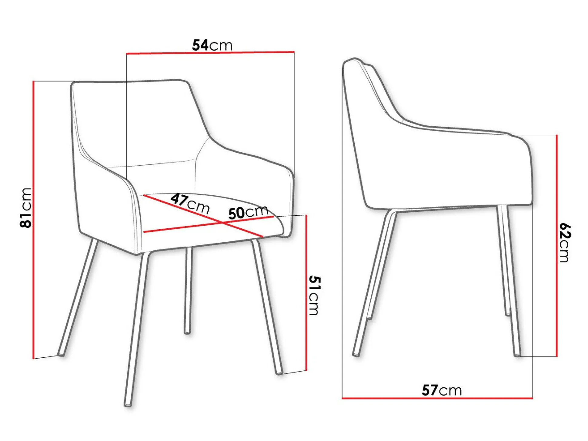 Stol Jackson 109 (Sort + Magic Velvet 2217)