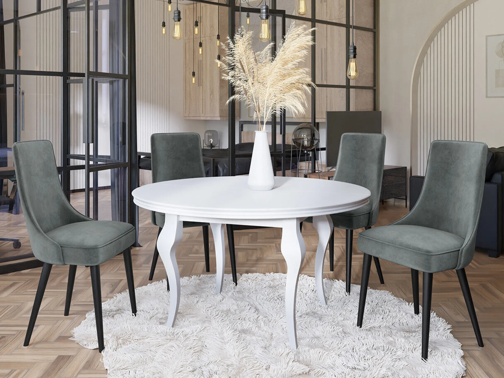 Stol Jackson 107 (Sort + Magic Velvet 2217)