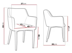Stol Jackson 108 (Sort + Magic Velvet 2209)