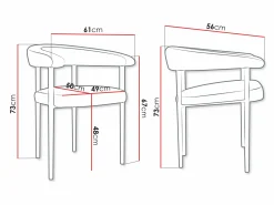 Stol Jackson 110 (Sort + Magic Velvet 2225)