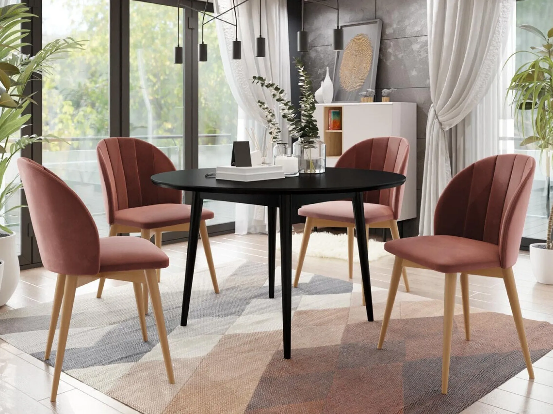 Stol Racine 104 (Brun + Magic Velvet 2258)