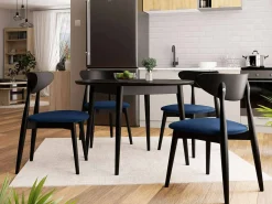 Stol Racine 110 (Sort + Magic Velvet 2216)