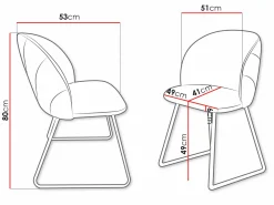 Stol Sparks 202 (Kongelig fløjl 01)