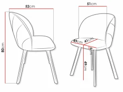 Stol Sparks 203 (Kongelig fløjl 03)