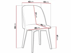 Stol Victorville 362 (Hvid)