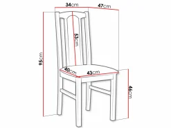 Stol Victorville 145 (Hvid)
