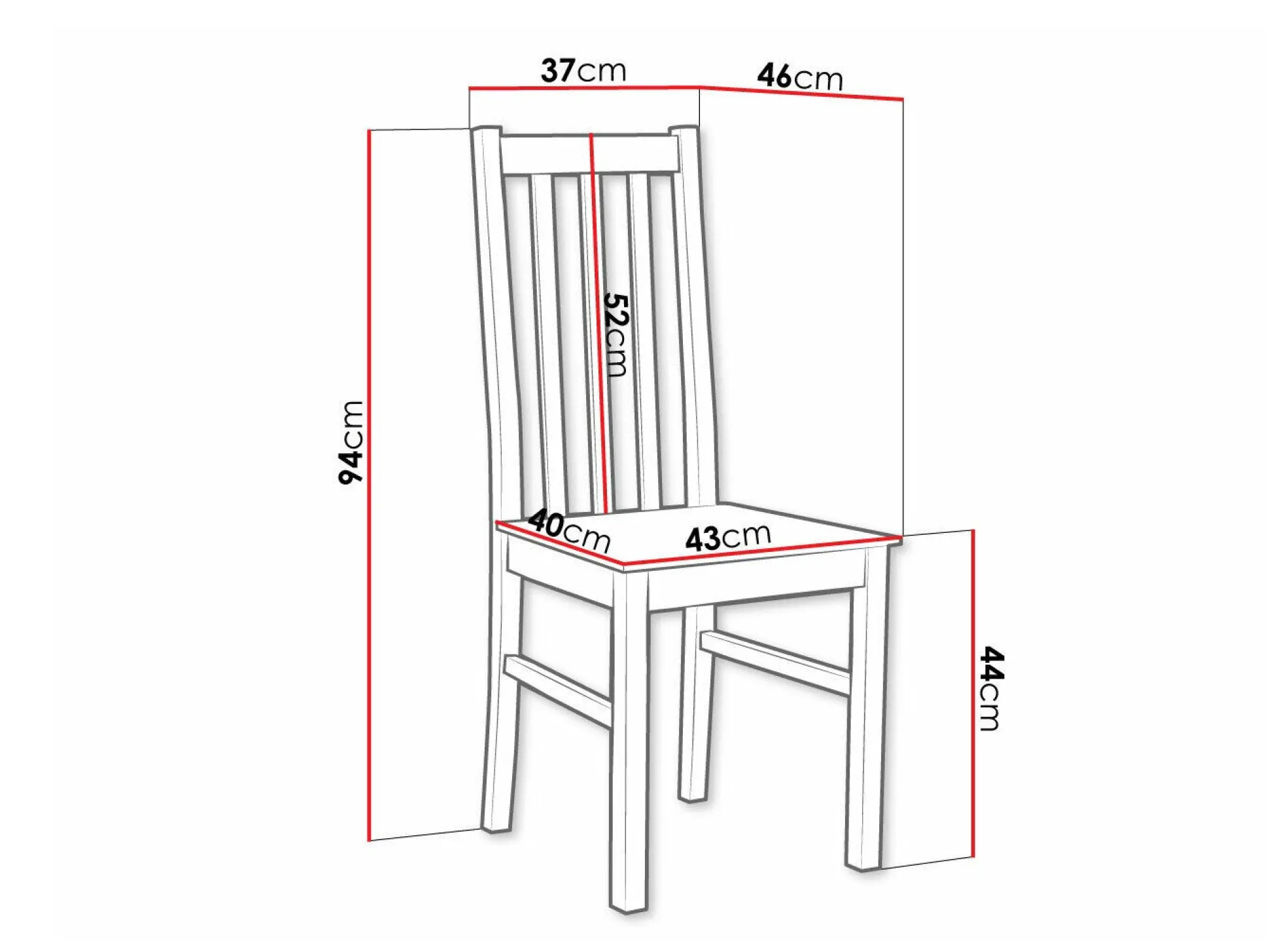 Stol Victorville 115 (Hvid)