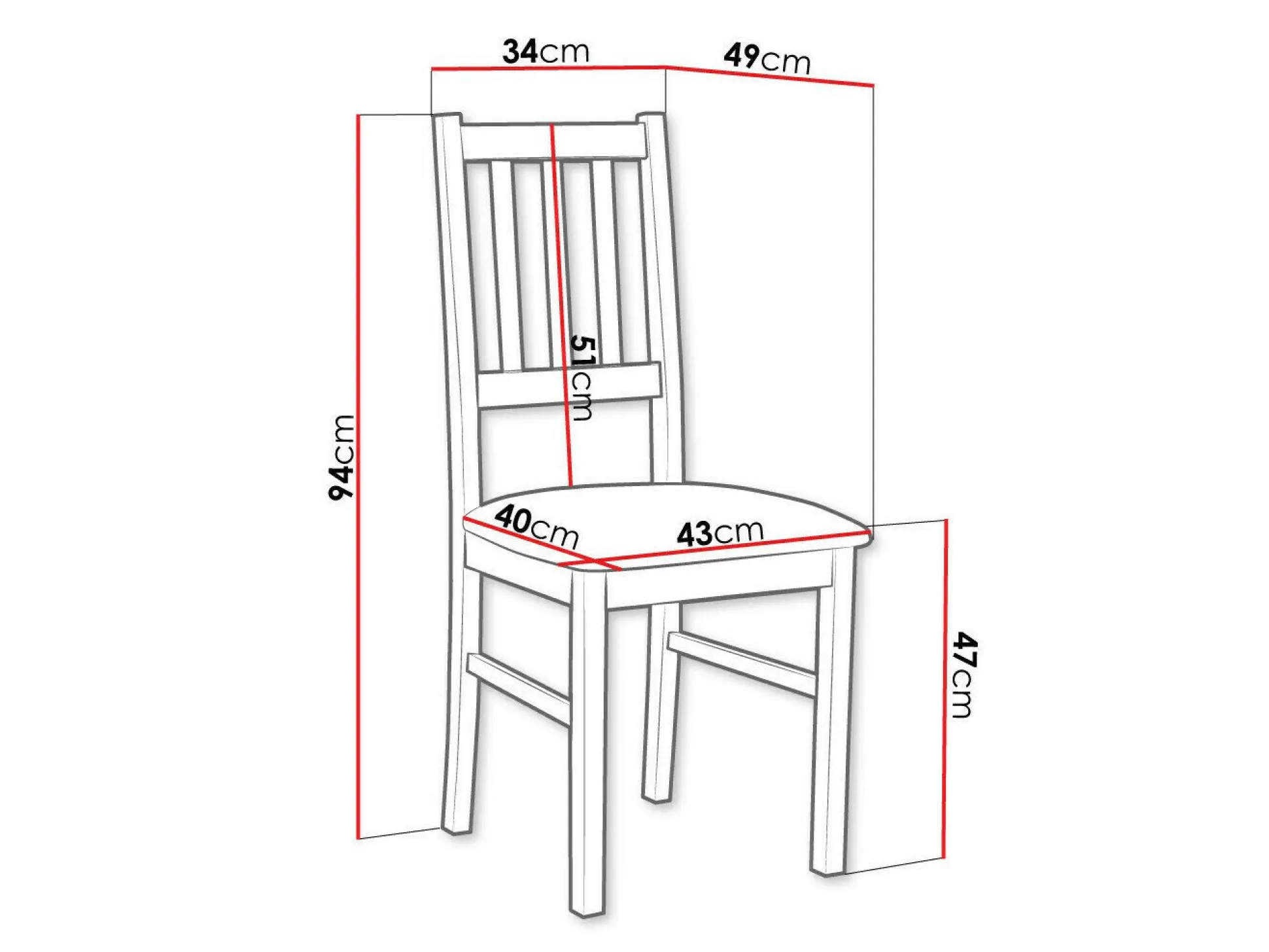 Stol Victorville 146 (Hvid)