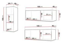 Stuemøbelsæt Anulio VI (Hvid)