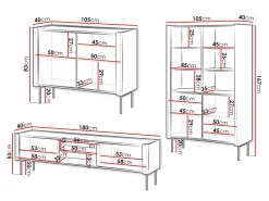 Stuemøbelsæt Arcas
