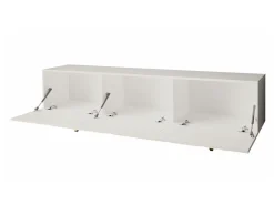 Stuemøbelsæt Audis (Hvid + Glansfuld hvid)