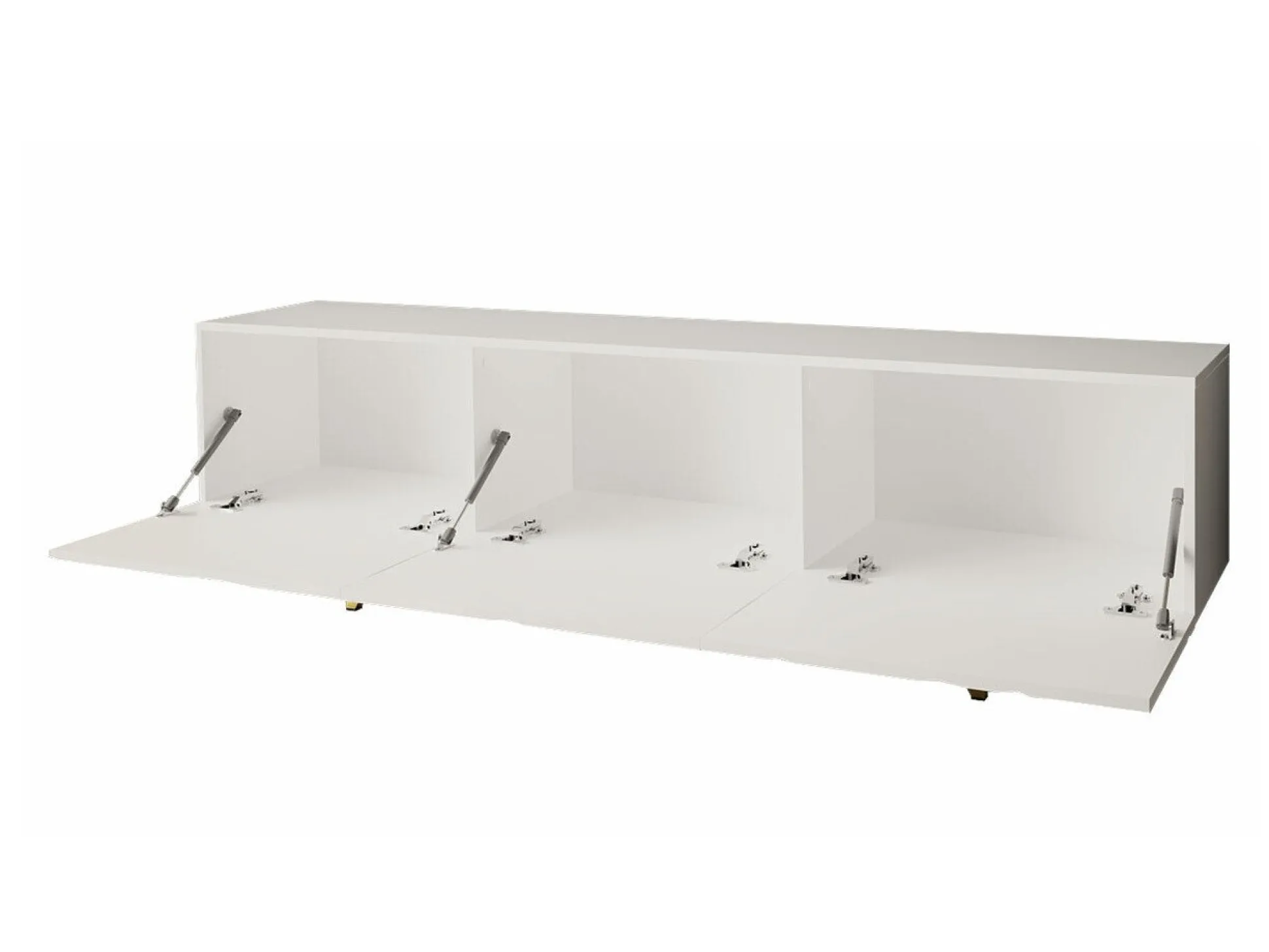 Stuemøbelsæt Audis (Hvid + Glansfuld hvid)