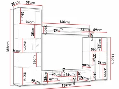 Stuemøbelsæt Bristol 202 (Artisan eg)