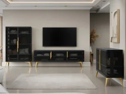 Stuemøbelsæt Camfelo 104 (Sort)