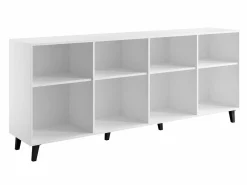 Stuemøbelsæt Charlotte 185 (Hvid + Craft egetræ)