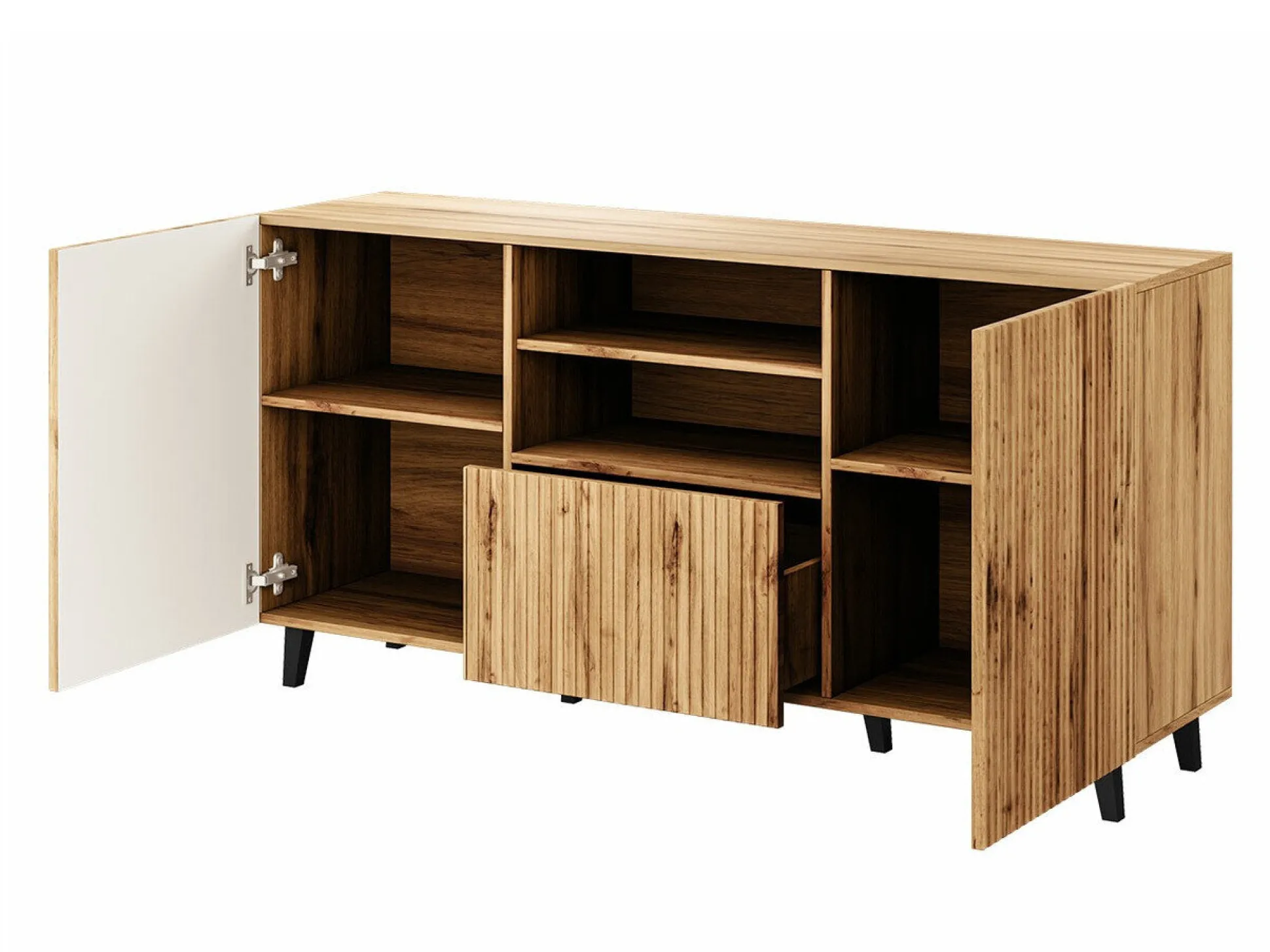 Stuemøbelsæt Comes I (Sort + Wotan eg)