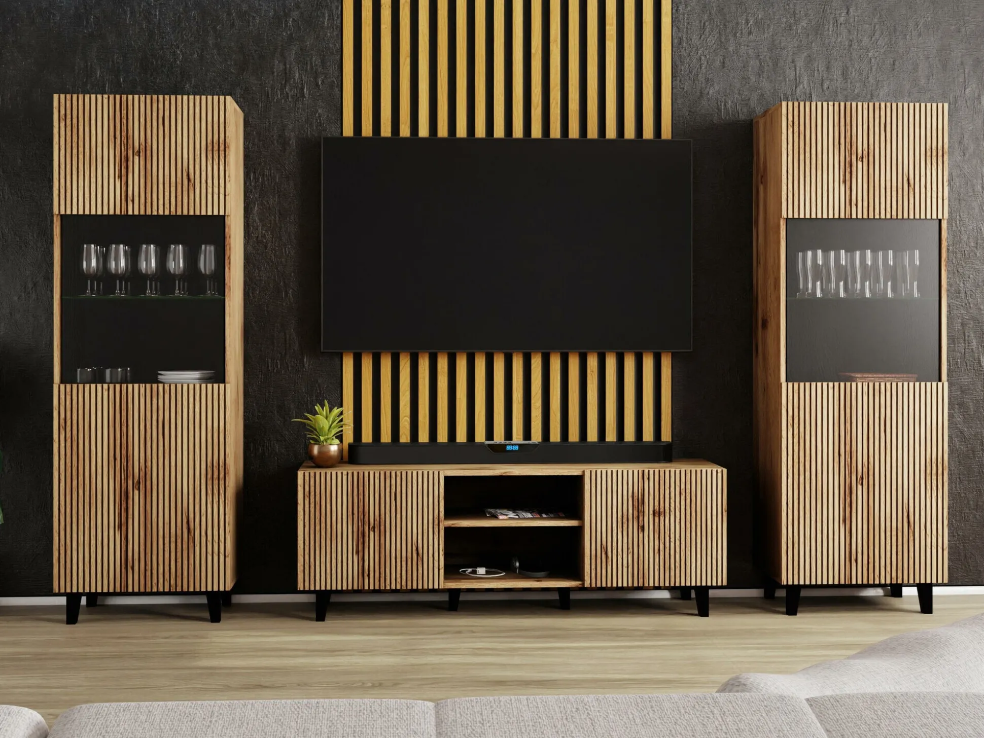 Stuemøbelsæt Comes (Wotan eg)