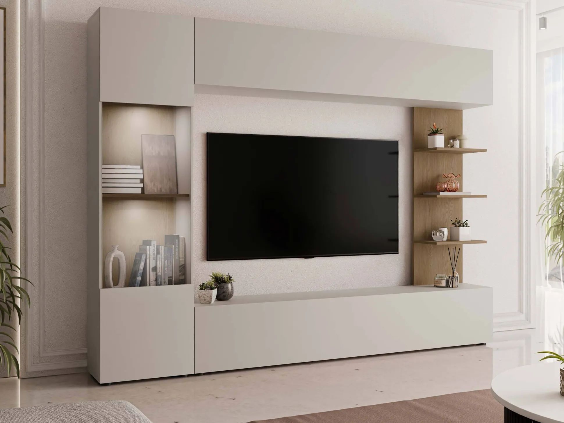 Stuemøbelsæt Comfivo Animus (Kashmir + Egetræ)