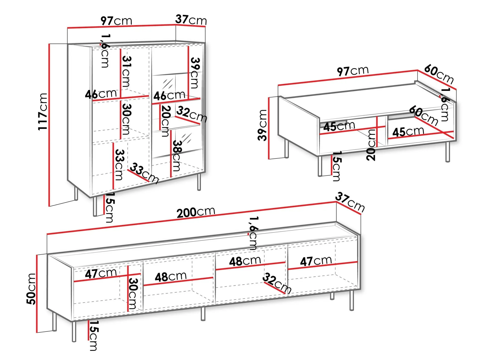 Stuemøbelsæt Comfivo Belviro II