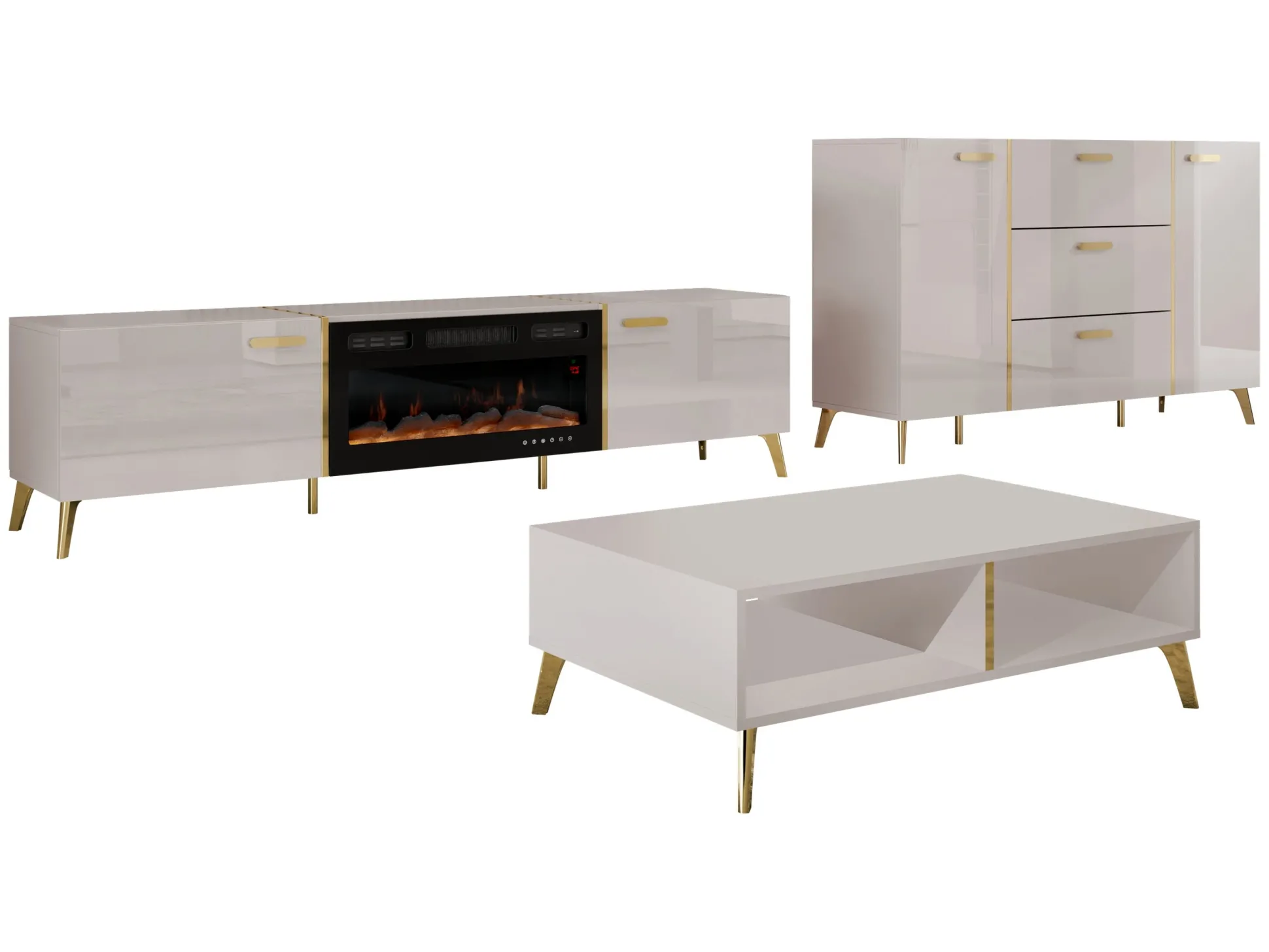 Stuemøbelsæt Comfivo Capella (Kashmir + Blank kashmir)