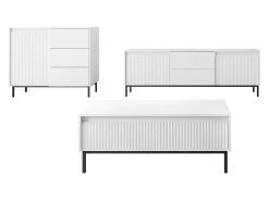 Stuemøbelsæt Comfivo Delruva II (Hvid)