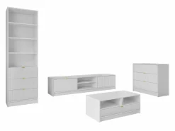 Stuemøbelsæt Comfivo Papilio VII (Hvid)