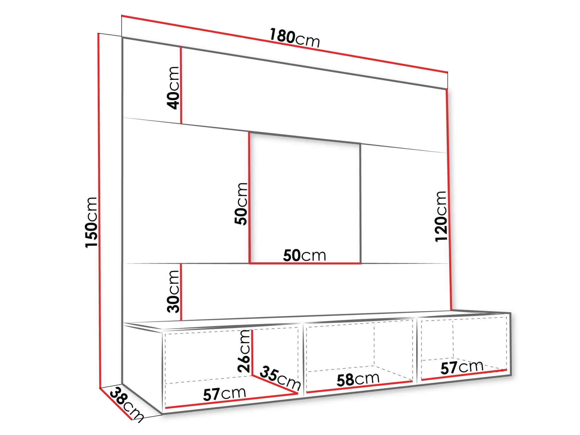 Stuemøbelsæt Comfivo Salix (Beige + Egetræ)
