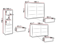 Stuemøbelsæt Comfivo Tutela I (Hvid)