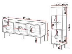 Stuemøbelsæt Domromi 105