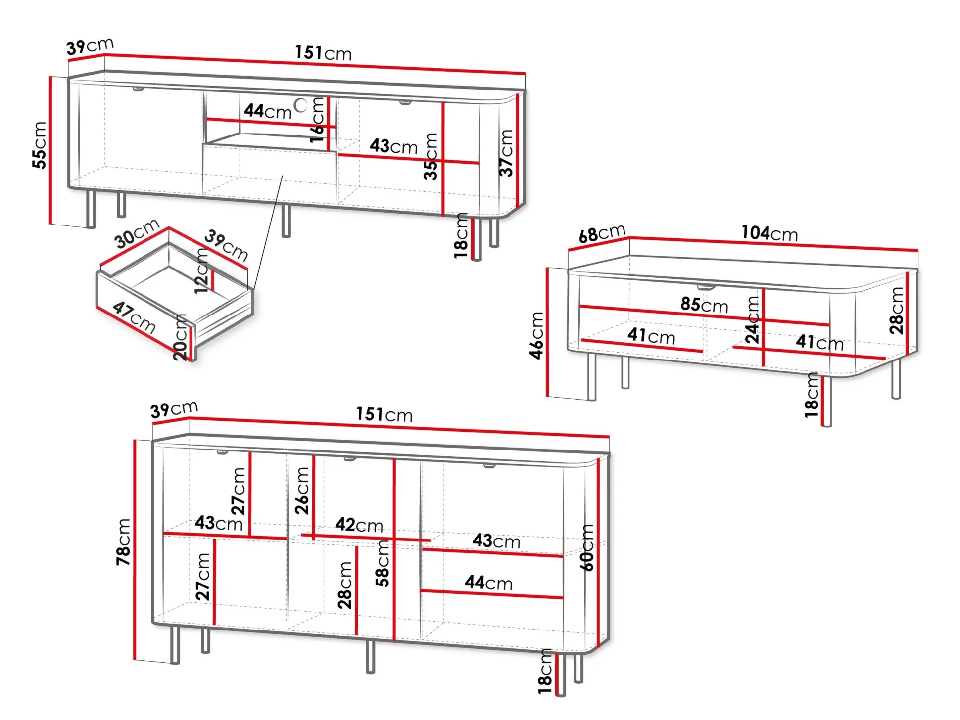 Stuemøbelsæt Epulos I