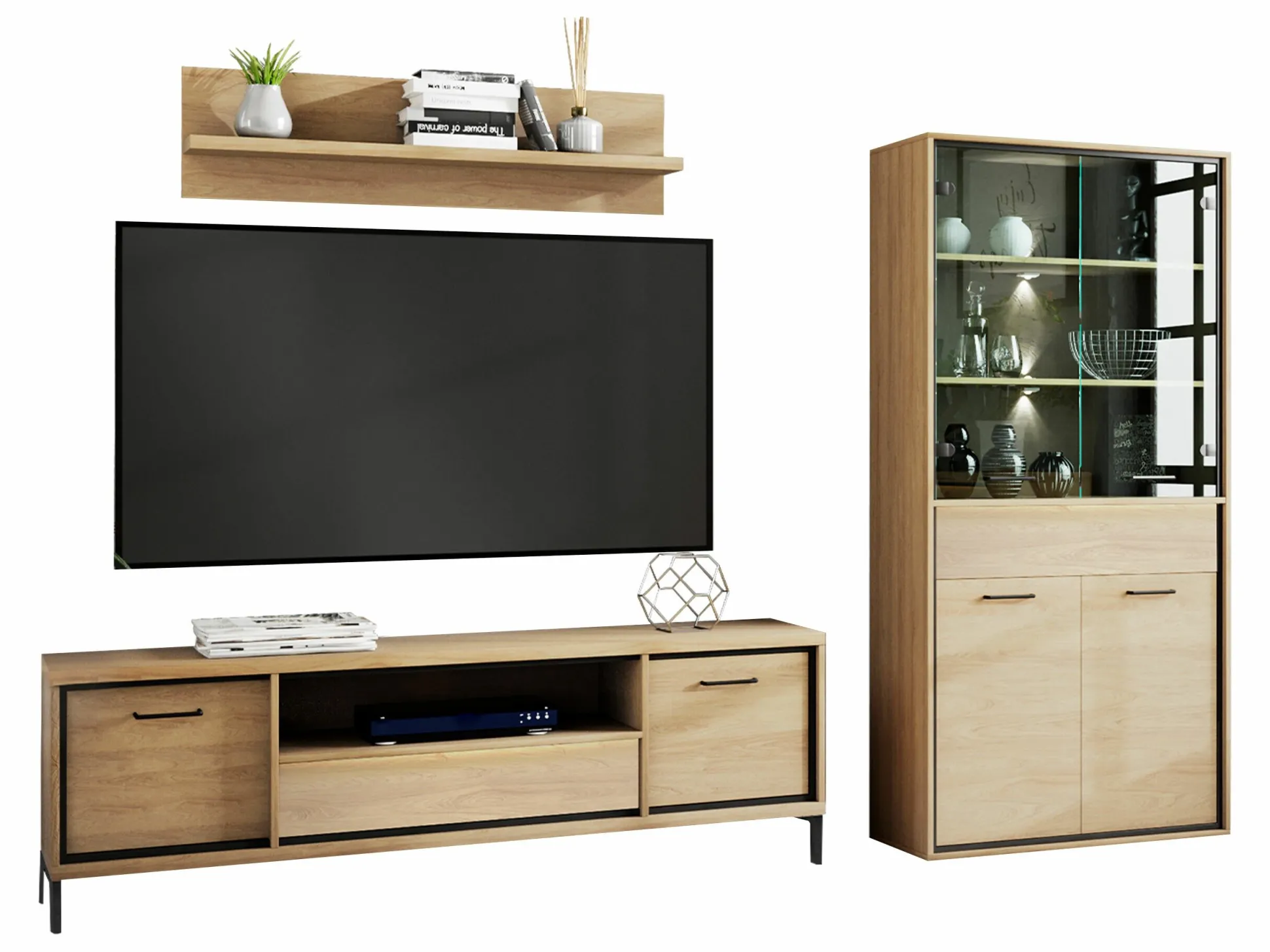 Stuemøbelsæt Etrmoni 119 (Lyst træ)