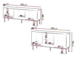 Stuemøbelsæt Evavese 105 (Beige)