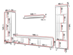 Stuemøbelsæt Facetor II (Congo)
