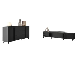 Stuemøbelsæt Facetor III (Grafit)