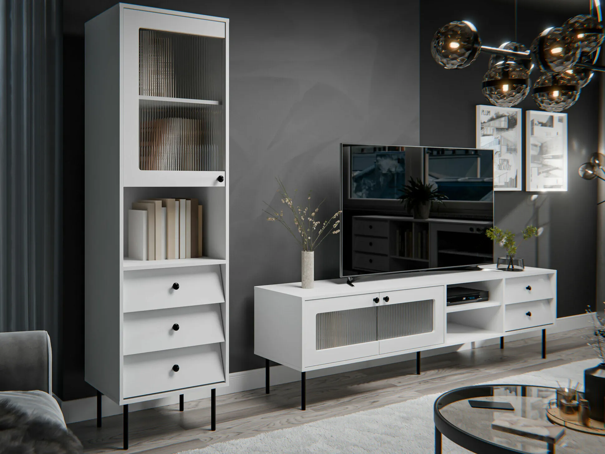 Stuemøbelsæt Feletri 109 (Hvid)