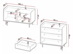 Stuemøbelsæt Ferenou 114