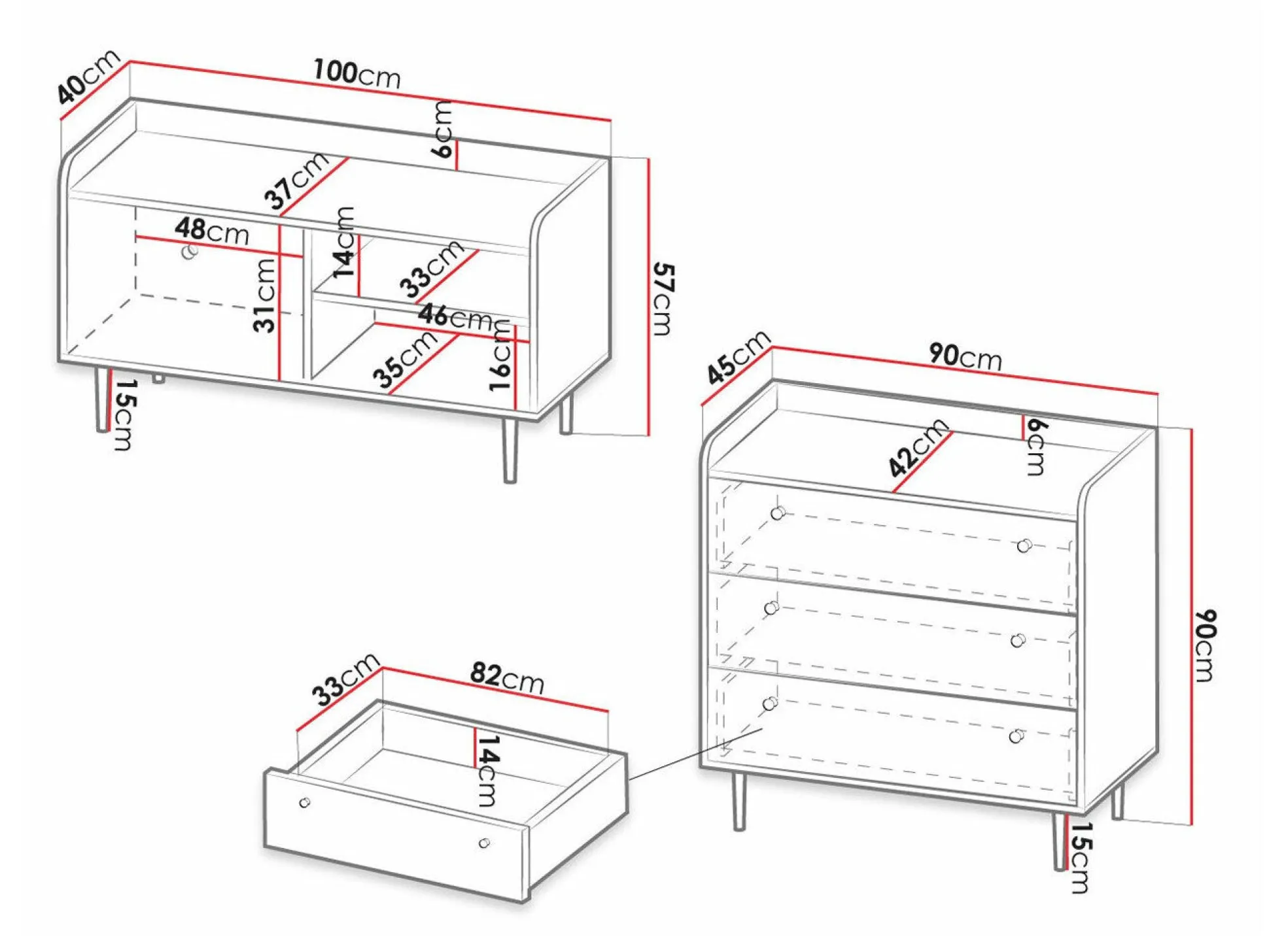 Stuemøbelsæt Ferenou 114