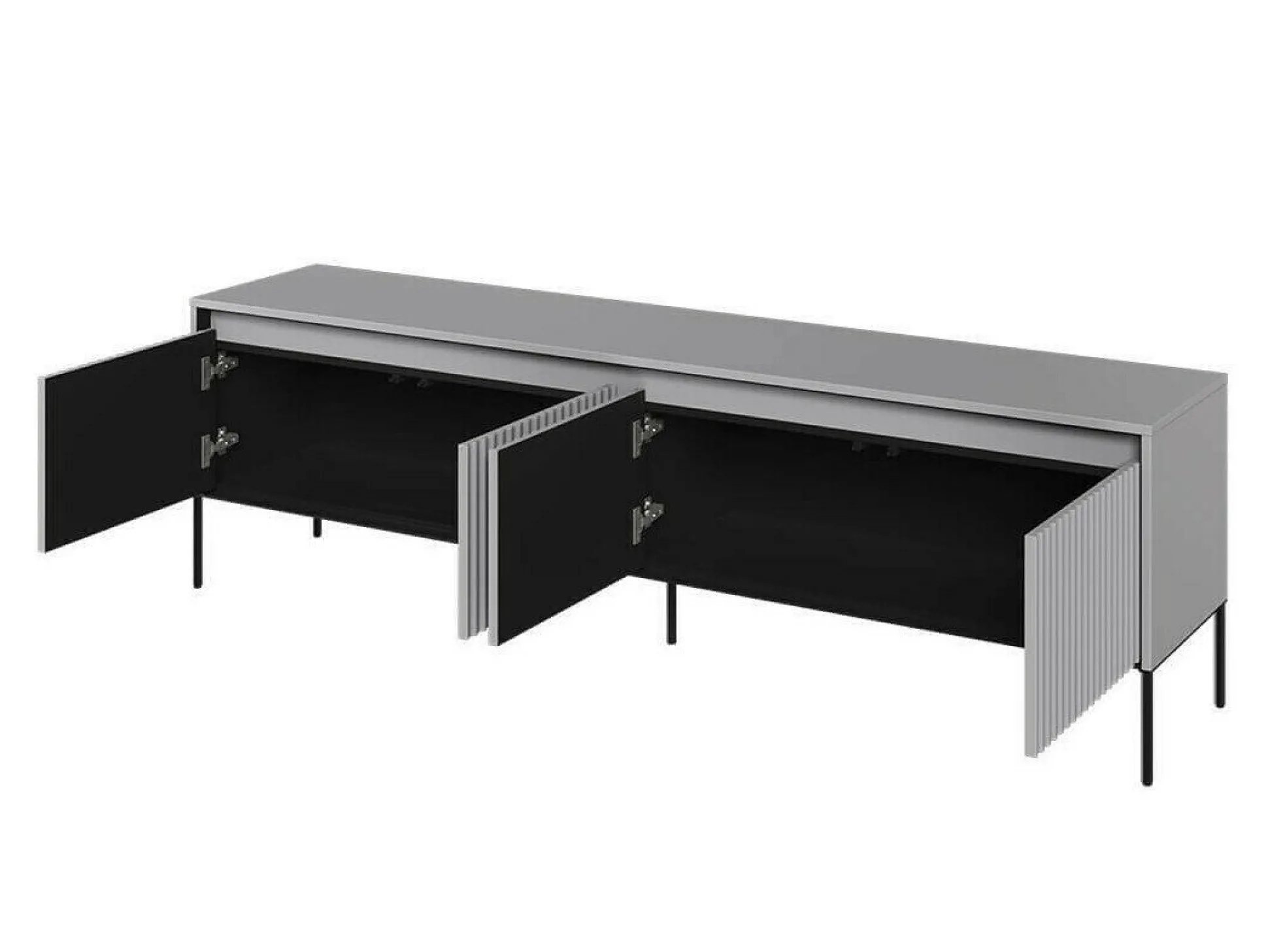 Stuemøbelsæt Fernolu 112 (Grå + Sort)